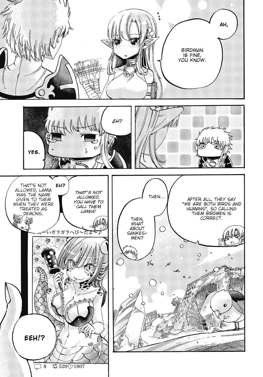 Isekai Saikyou no Seikishi wa Joujakusugite Kyou mo Net Enjoushiteru ~FF Gai Kara Shitsureishimasu~ Chapter 2: Flaming the "Beastman" Name - Page 7