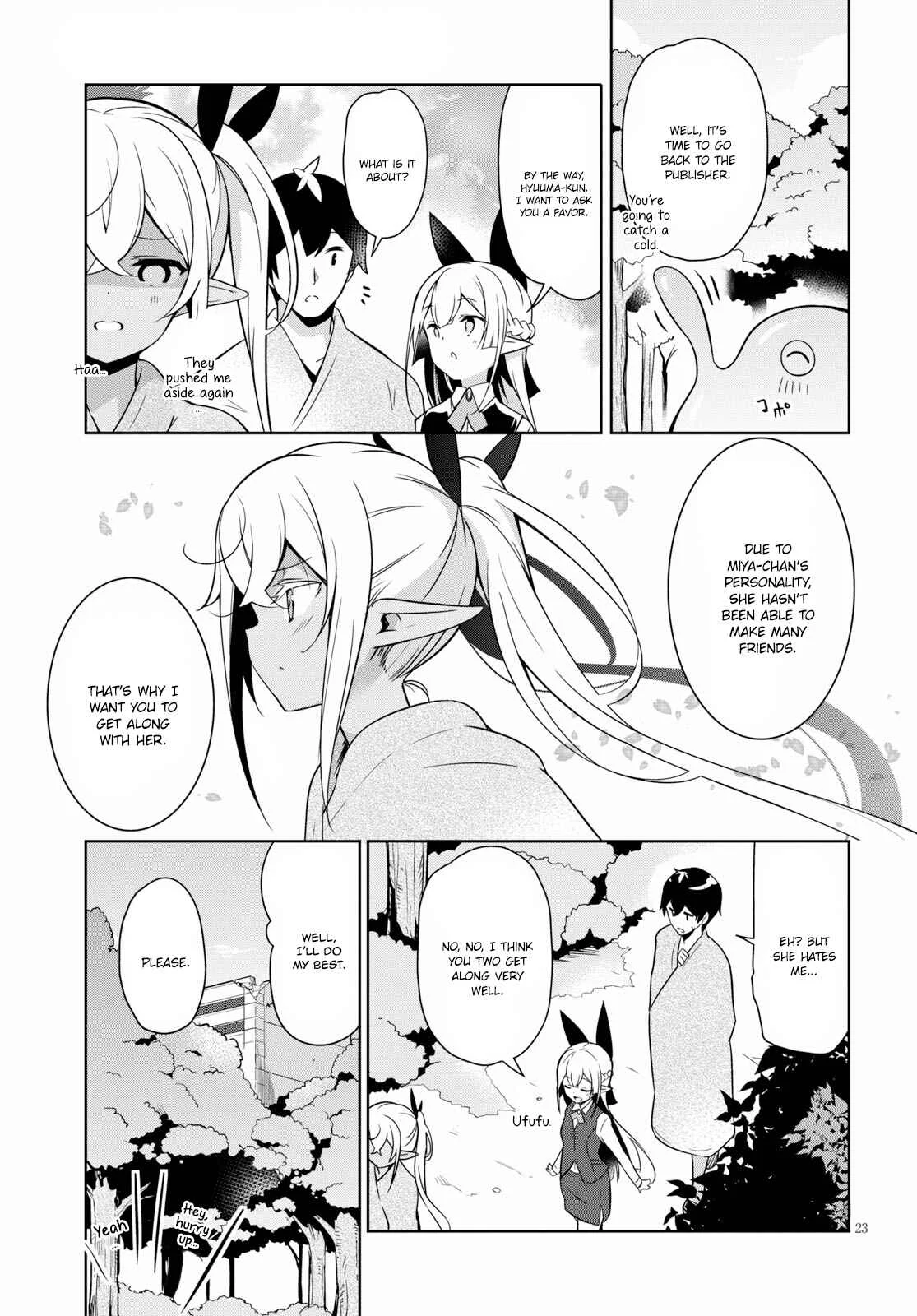 Isekai Shuppun no Henshuu-san Chapter 3: A dark elf who loves her sister - Page 24