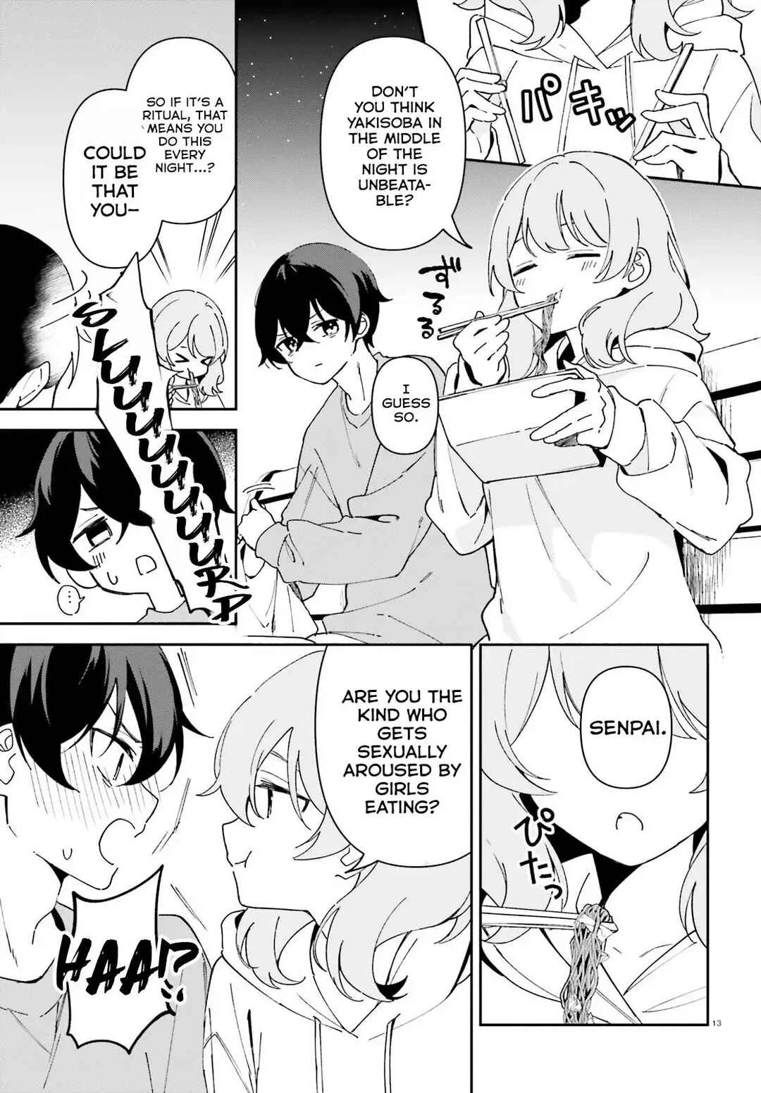 "Issho ni Netaindesu yo Ne, Senpai?" to Amaku Sasayakarete Kon'ya mo Nemurenai Chapter 1 - Page 12