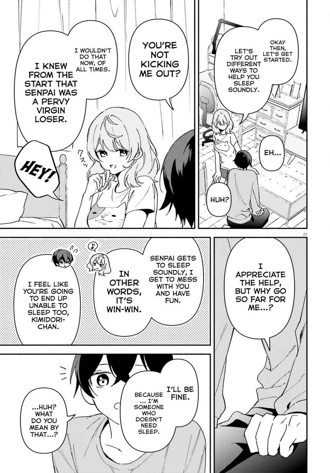 "Issho ni Netaindesu yo Ne, Senpai?" to Amaku Sasayakarete Kon'ya mo Nemurenai Chapter 1 - Page 20