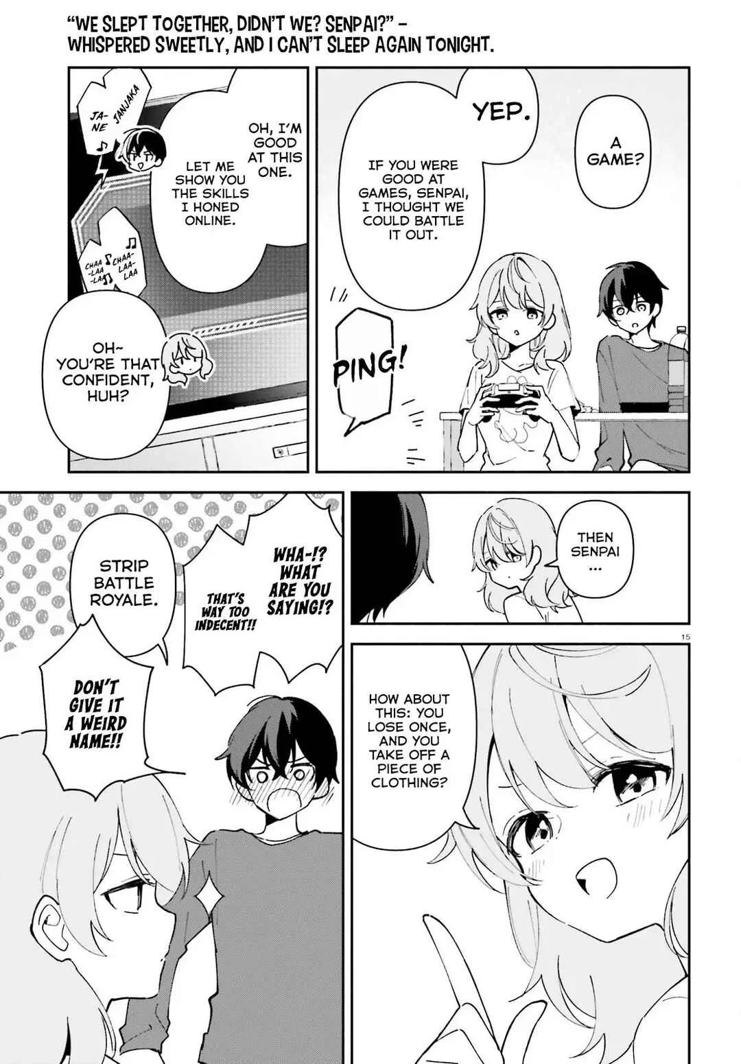 "Issho ni Netaindesu yo Ne, Senpai?" to Amaku Sasayakarete Kon'ya mo Nemurenai Chapter 4 - Page 16