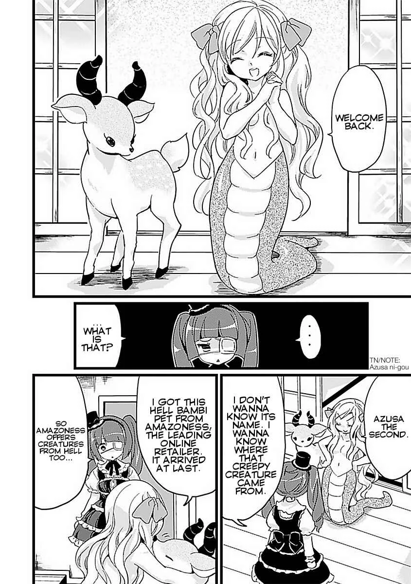 Jashin-chan Dropkick Chapter 2: Azusa the Second Arrives, and Dies - Page 2