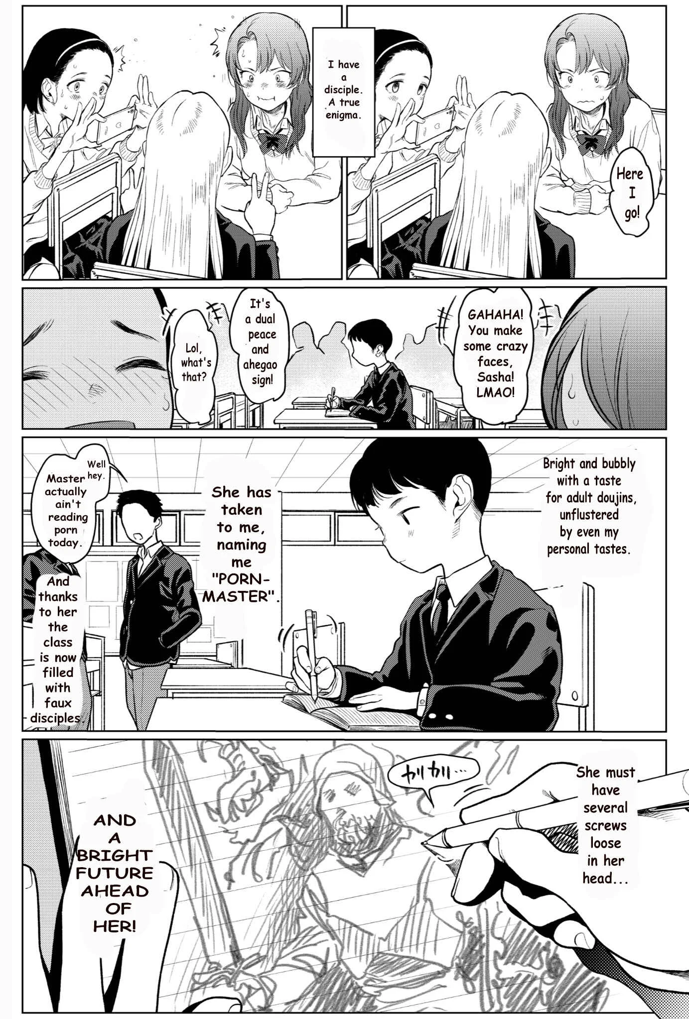JC Sasha-chan to Classmate Otaku-kun (Redraw) Chapter 3 - Page 1