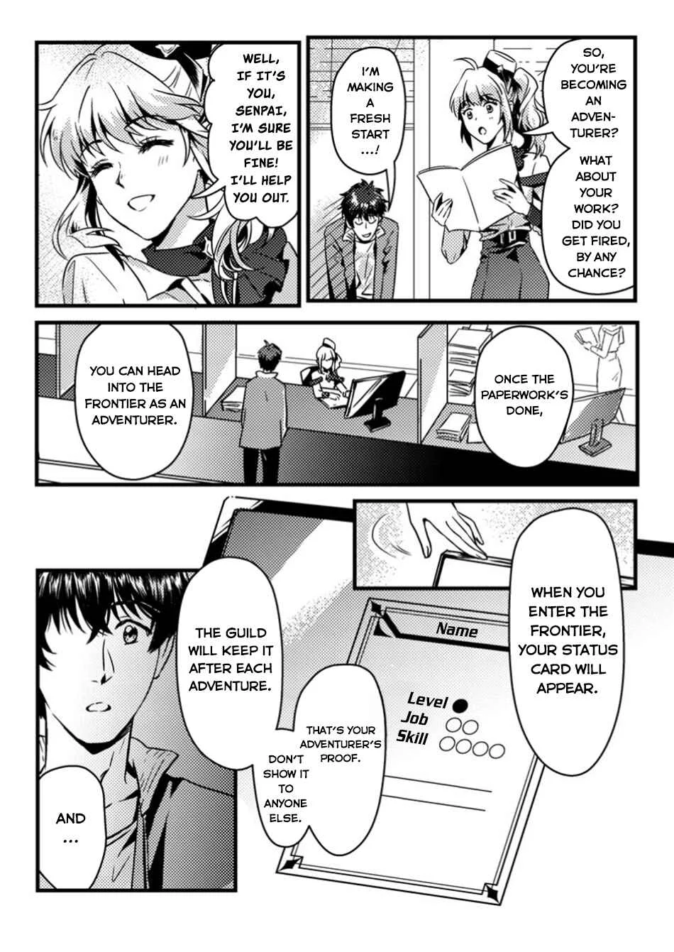 Jigoku no Sata mo Ougon Shidai - Kaisha wo Kubi ni natta Kedo, Renkinjutsu Toka Iu Cheat Skill wo te ni Ireta no de Jinsei Ippatsu Gyakuten wo Mezashimasu Chapter 1 - Page 10
