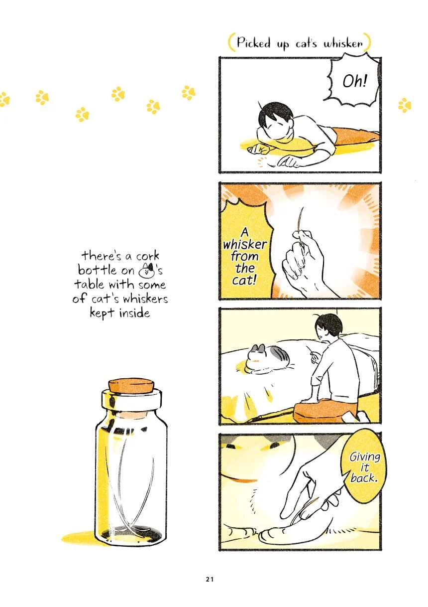 Jiji Neko-kurashi Chapter 1.3: Cat comes to see humans eat - Page 5