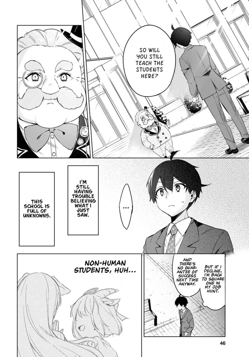 Jingai Kyoushitsu no Ningengirai Kyoushi - Hitoma-sensei, Watashi-tachi ni Ningen wo Oshiete Kuremasu ka......? Chapter 1 - Page 26