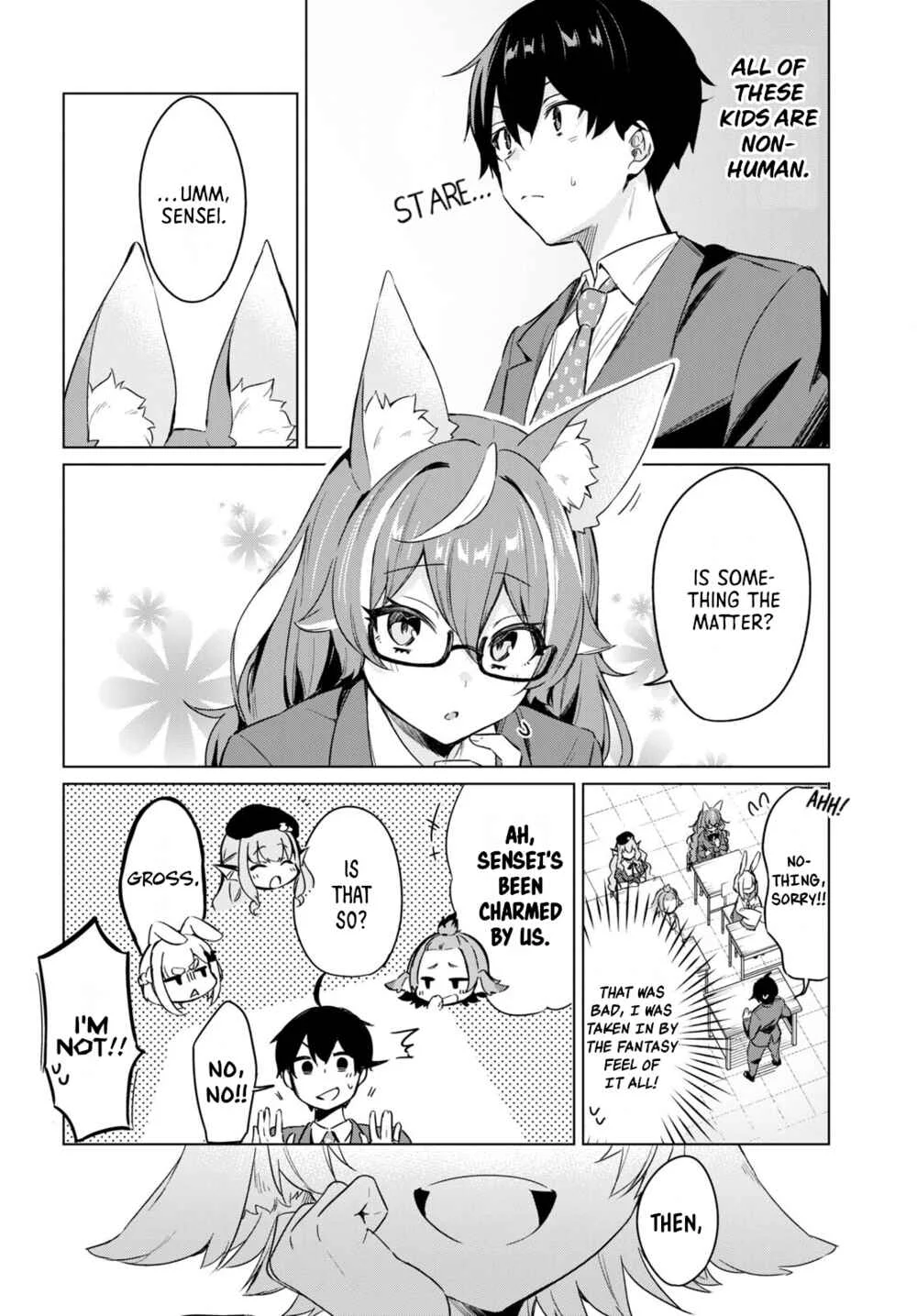 Jingai Kyoushitsu no Ningengirai Kyoushi - Hitoma-sensei, Watashi-tachi ni Ningen wo Oshiete Kuremasu ka......? Chapter 1 - Page 31