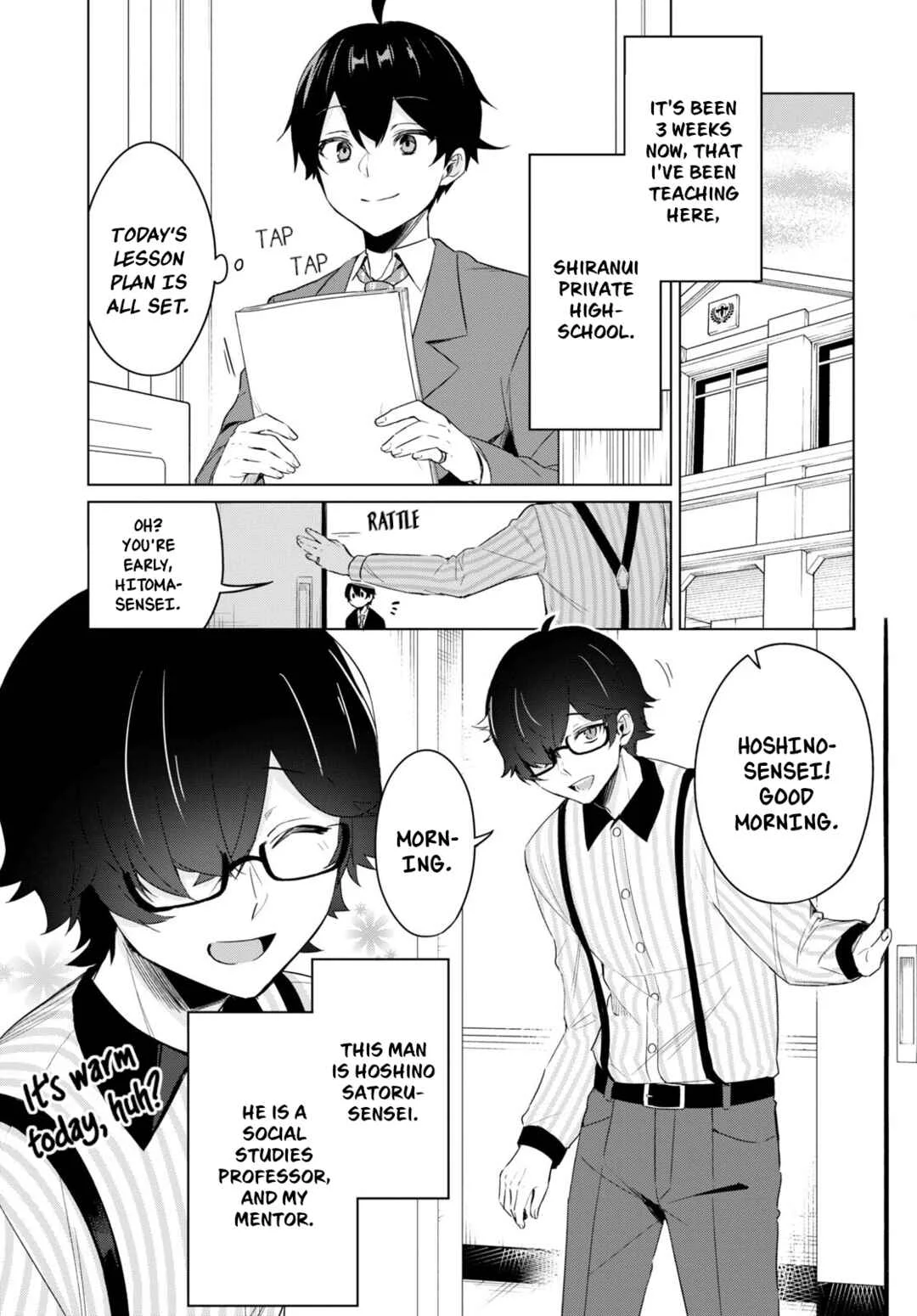 Jingai Kyoushitsu no Ningengirai Kyoushi - Hitoma-sensei, Watashi-tachi ni Ningen wo Oshiete Kuremasu ka......? Chapter 2 - Page 3