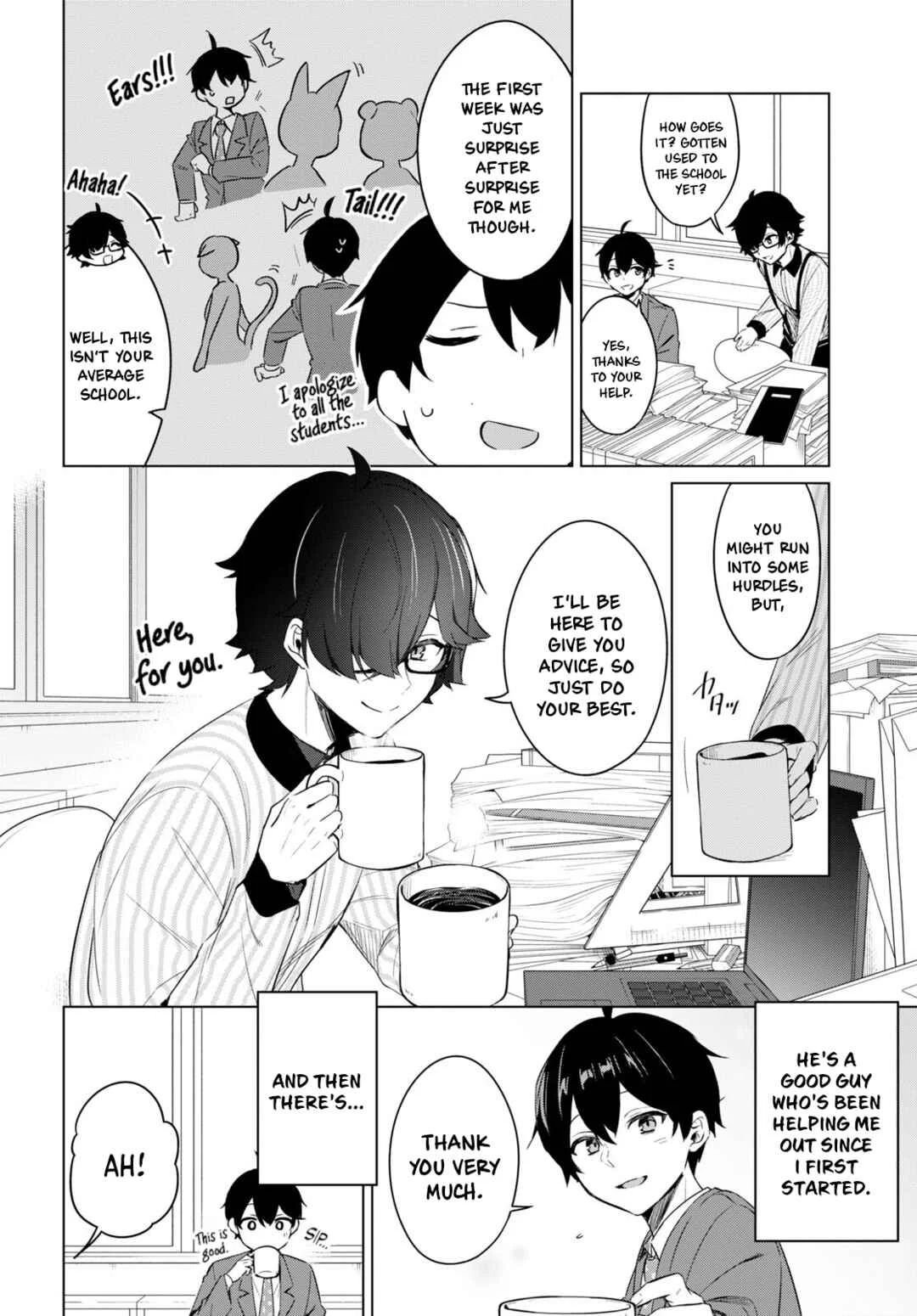 Jingai Kyoushitsu no Ningengirai Kyoushi - Hitoma-sensei, Watashi-tachi ni Ningen wo Oshiete Kuremasu ka......? Chapter 2 - Page 4