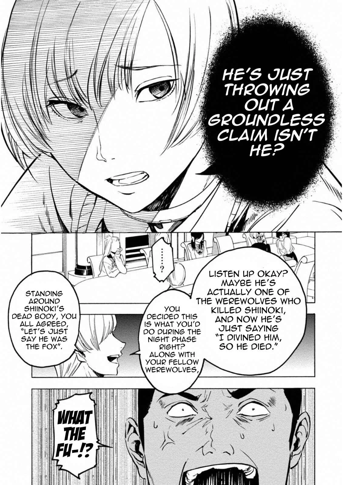 Jinrou Game: Crazy Fox Chapter 5: Labyrinth of Concealed Information - Page 22