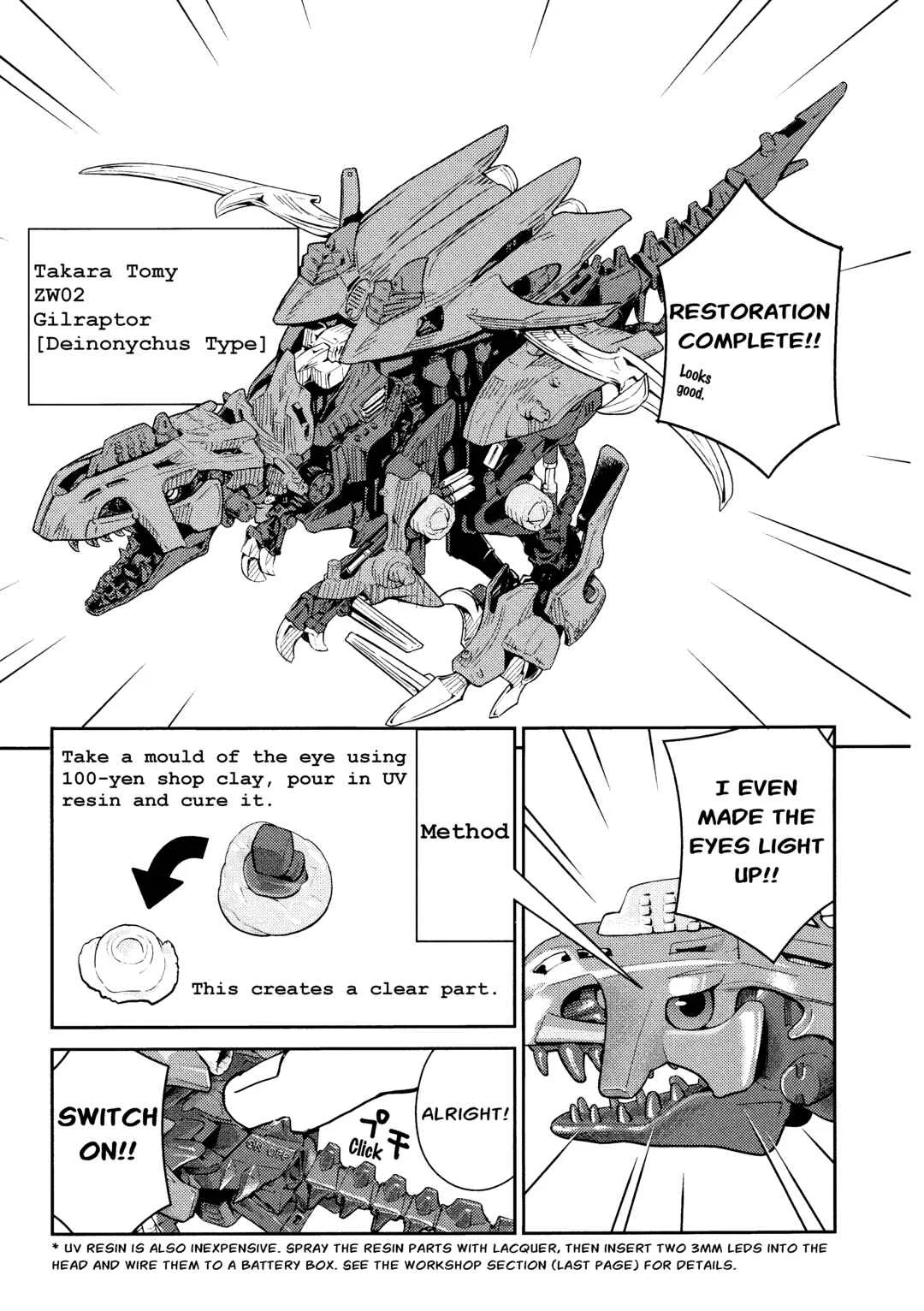 JK Modeler's Guide Chapter 2: Takara Tomy ZW02 “Gilraptor [Deinonychus Type]” - Page 14