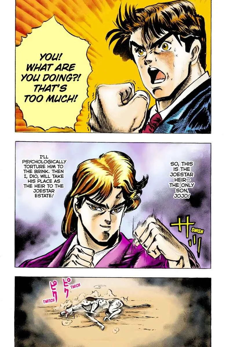 JoJo no Kimyou na Bouken: Part 1 - Phantom Blood Color-ban Chapter 1: Prologue - Page 34