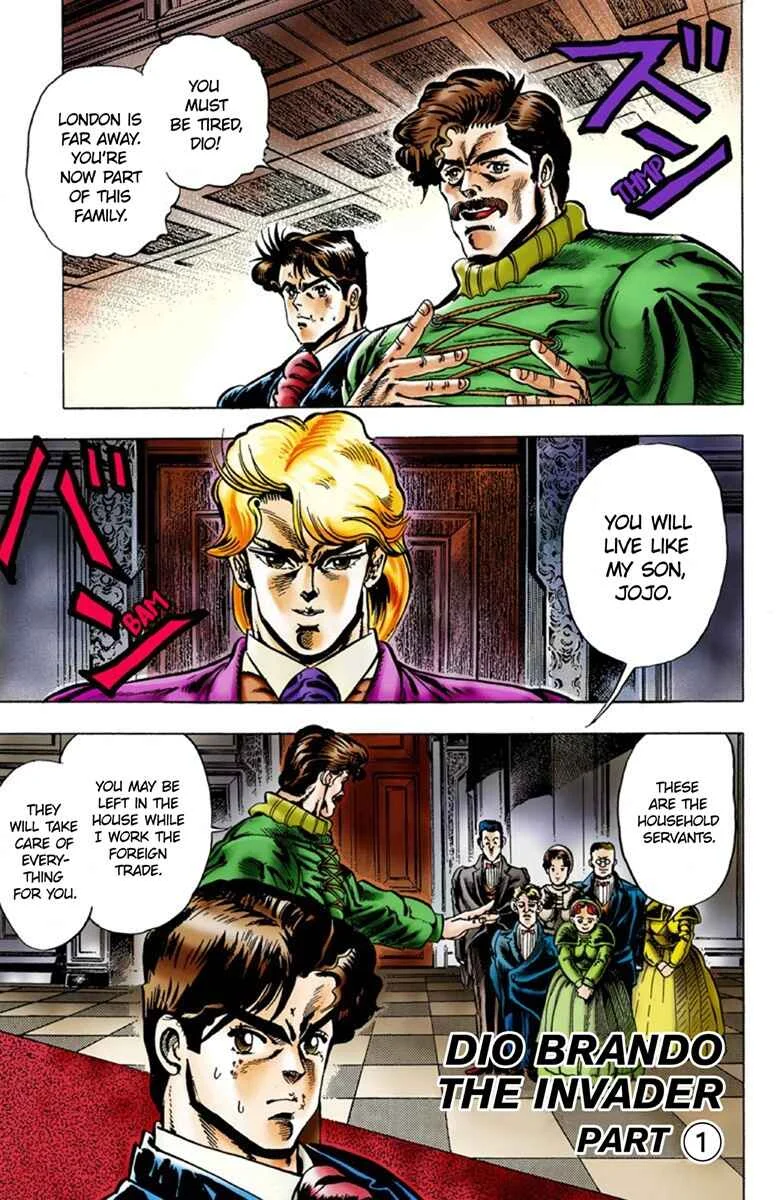 JoJo no Kimyou na Bouken: Part 1 - Phantom Blood Color-ban Chapter 2: Dio Brando the Invader Part 1 - Page 2