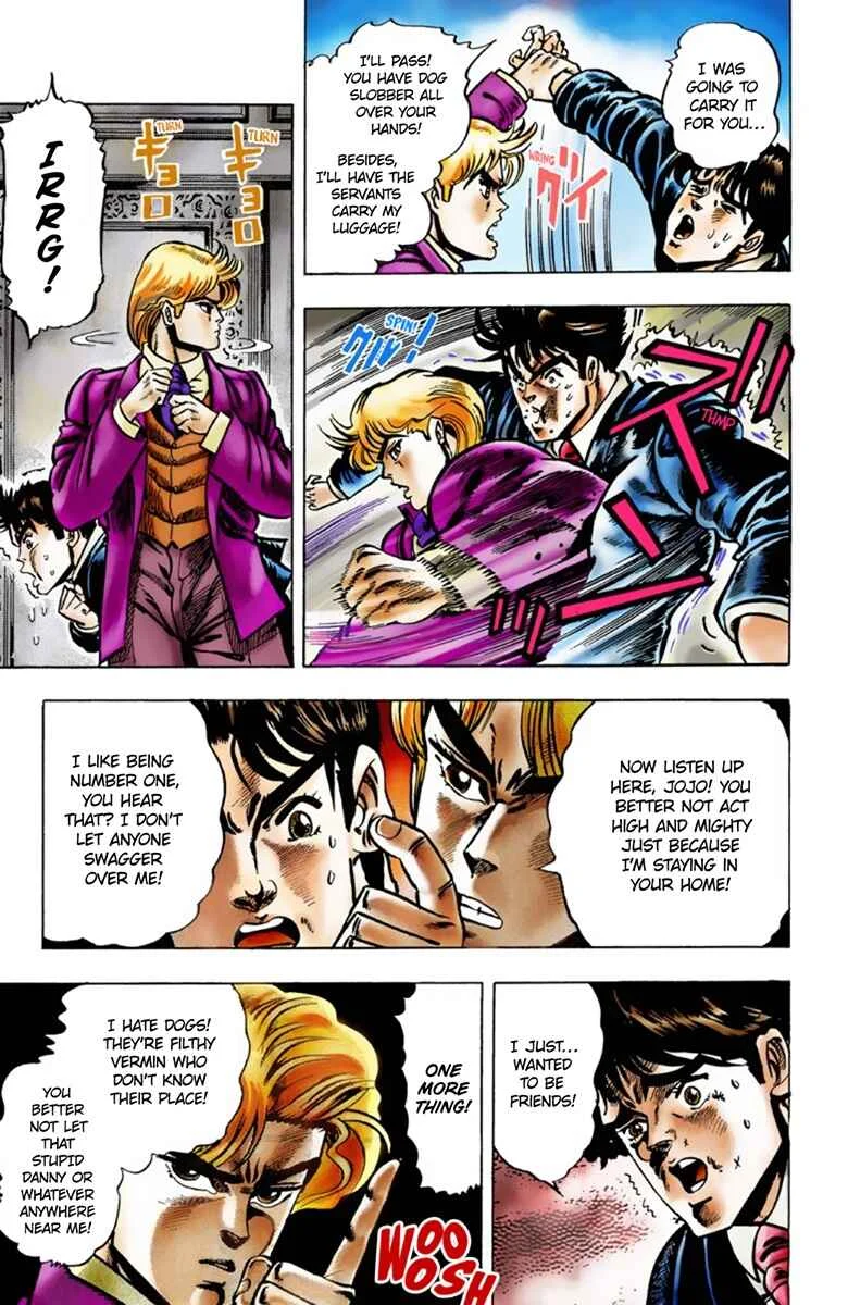 JoJo no Kimyou na Bouken: Part 1 - Phantom Blood Color-ban Chapter 2: Dio Brando the Invader Part 1 - Page 6