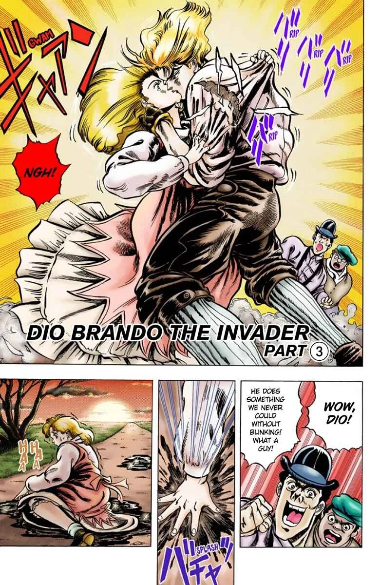 JoJo no Kimyou na Bouken: Part 1 - Phantom Blood Color-ban Chapter 4: Dio Brando the Invader Part 3 - Page 2