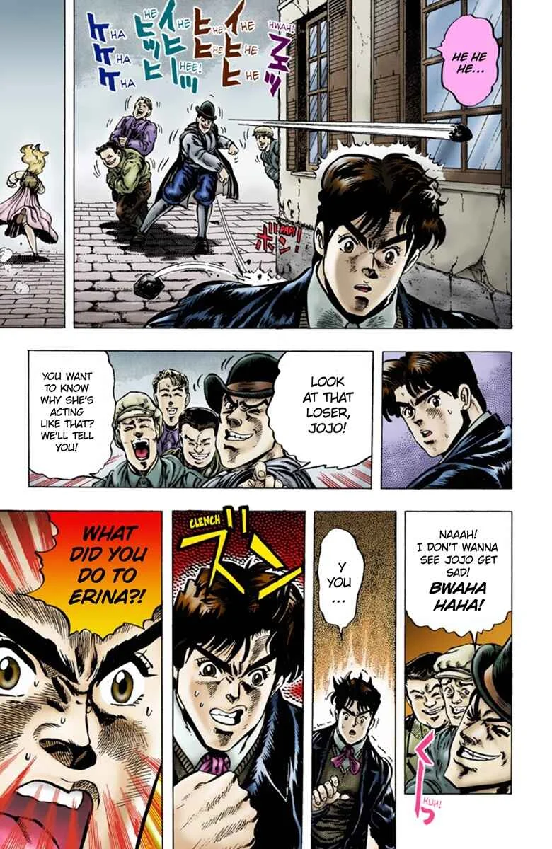JoJo no Kimyou na Bouken: Part 1 - Phantom Blood Color-ban Chapter 4: Dio Brando the Invader Part 3 - Page 14