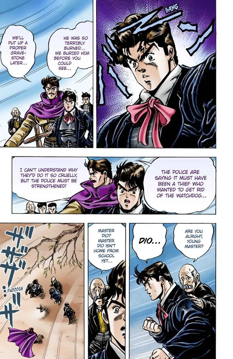JoJo no Kimyou na Bouken: Part 1 - Phantom Blood Color-ban Chapter 5: Dio Brando the Invader Part 4 - Page 18