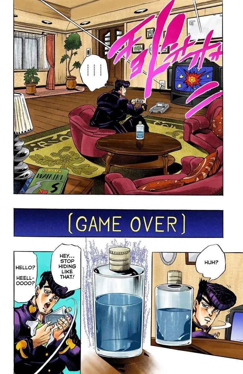 JoJo no Kimyou na Bouken: Part 4 - Diamond wa Kudakenai Color-ban Chapter 5: Josuke Higashikata Meets Angelo! - Part 2 - Page 2
