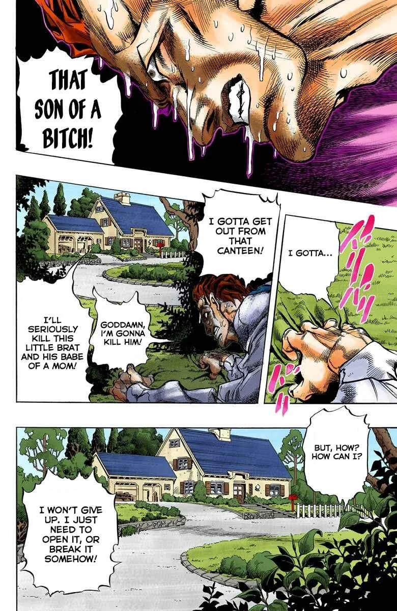 JoJo no Kimyou na Bouken: Part 4 - Diamond wa Kudakenai Color-ban Chapter 5: Josuke Higashikata Meets Angelo! - Part 2 - Page 4