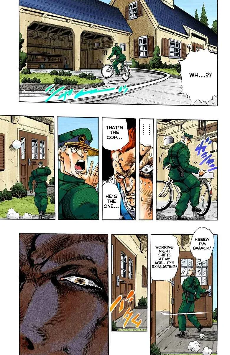JoJo no Kimyou na Bouken: Part 4 - Diamond wa Kudakenai Color-ban Chapter 5: Josuke Higashikata Meets Angelo! - Part 2 - Page 5