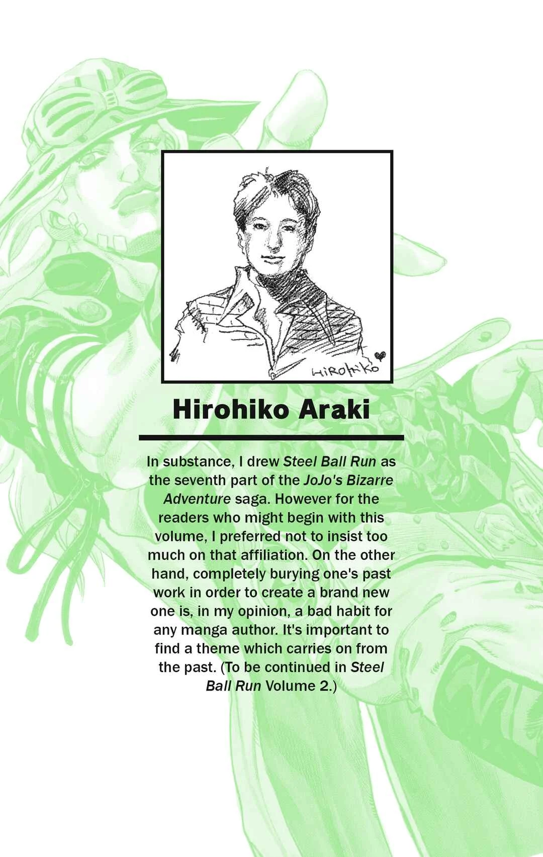 JoJo no Kimyou na Bouken: Part 7 - Steel Ball Run Chapter 1: The "Steel Ball Run" Press Conference - Page 3