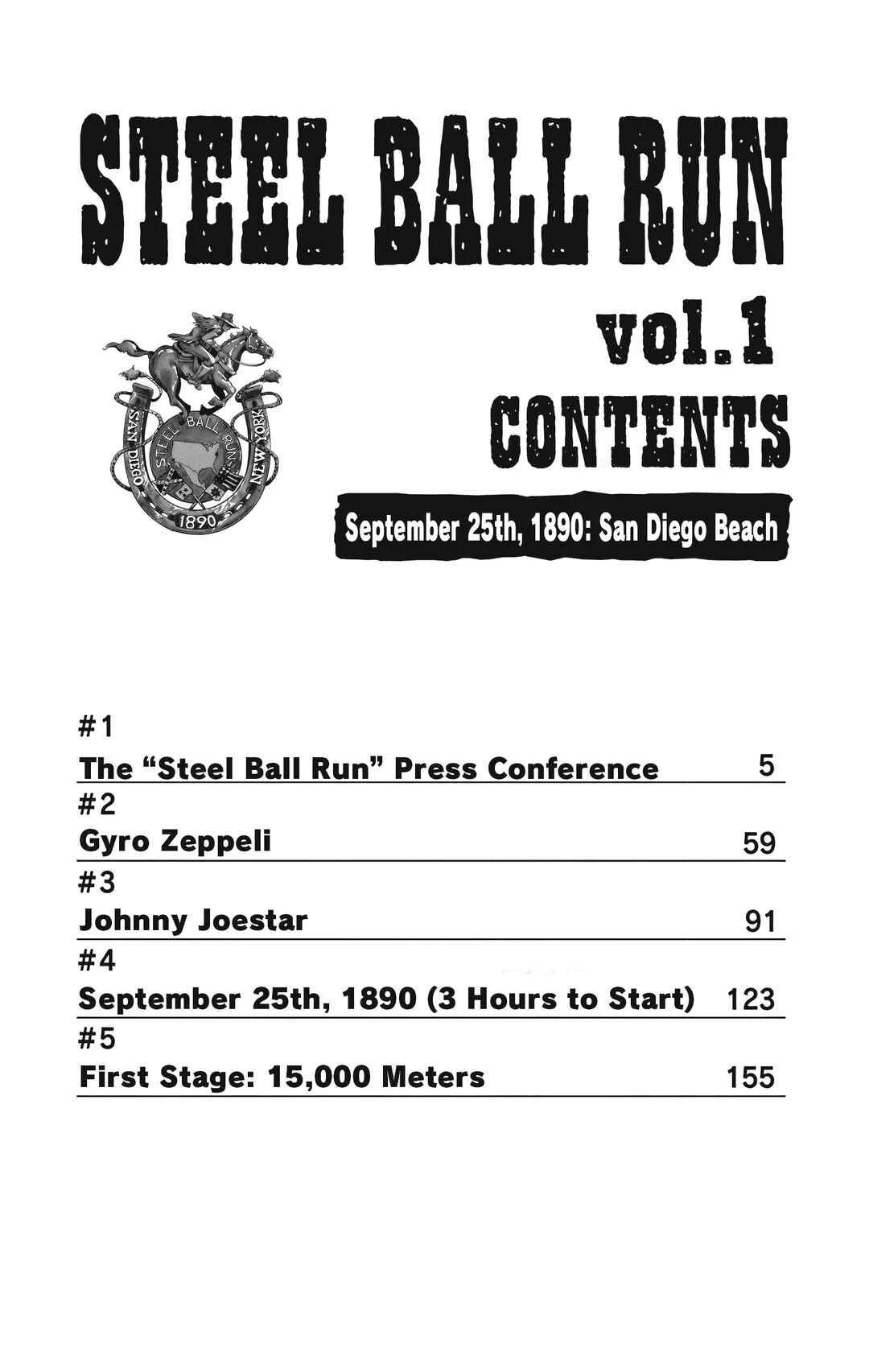 JoJo no Kimyou na Bouken: Part 7 - Steel Ball Run Chapter 1: The "Steel Ball Run" Press Conference - Page 5