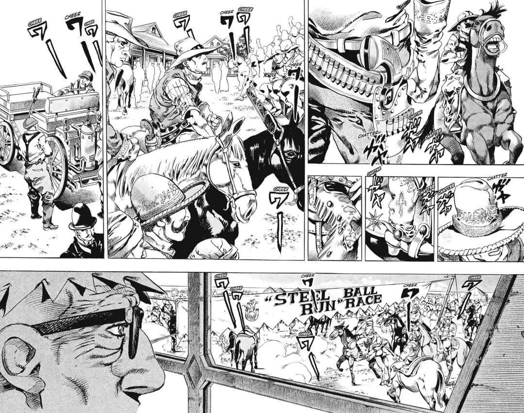 JoJo no Kimyou na Bouken: Part 7 - Steel Ball Run Chapter 1: The "Steel Ball Run" Press Conference - Page 30