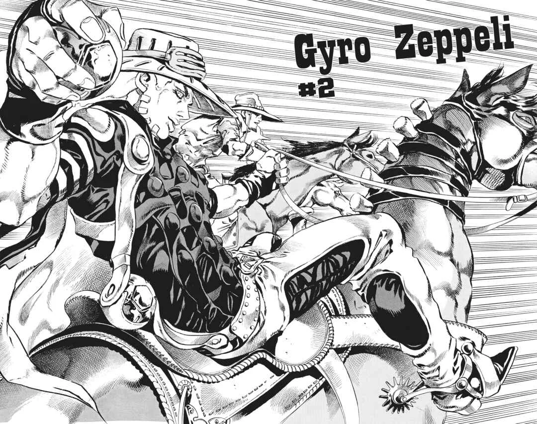 JoJo no Kimyou na Bouken: Part 7 - Steel Ball Run Chapter 2: Gyro Zeppeli - Page 2