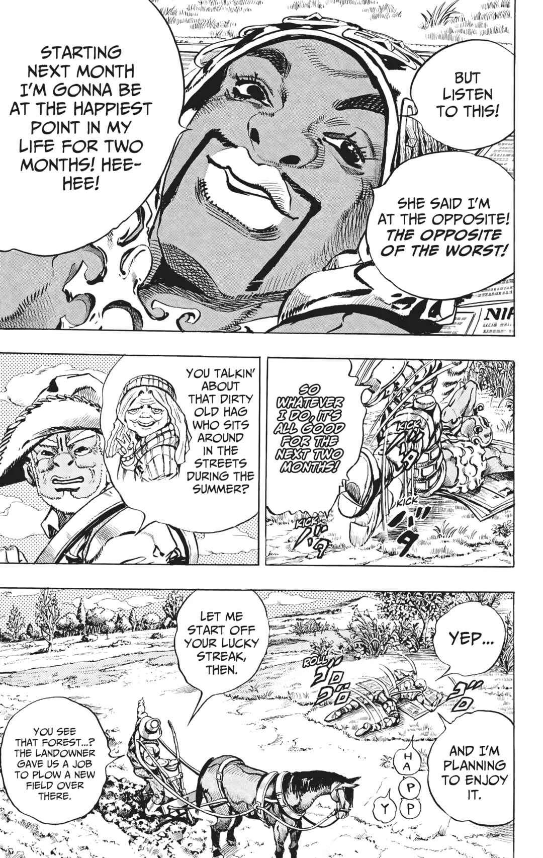 JoJo no Kimyou na Bouken: Part 7 - Steel Ball Run Chapter 2: Gyro Zeppeli - Page 4