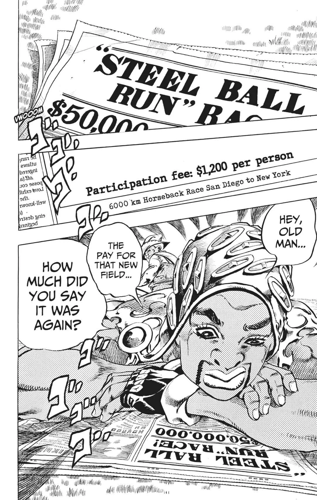 JoJo no Kimyou na Bouken: Part 7 - Steel Ball Run Chapter 2: Gyro Zeppeli - Page 7