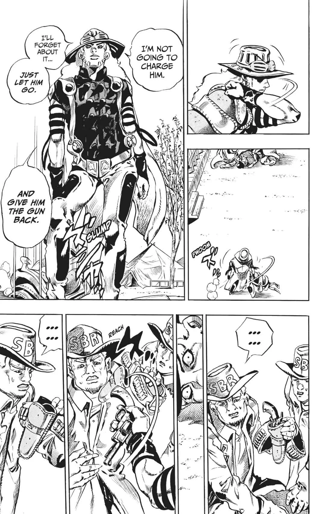 JoJo no Kimyou na Bouken: Part 7 - Steel Ball Run Chapter 2: Gyro Zeppeli - Page 15
