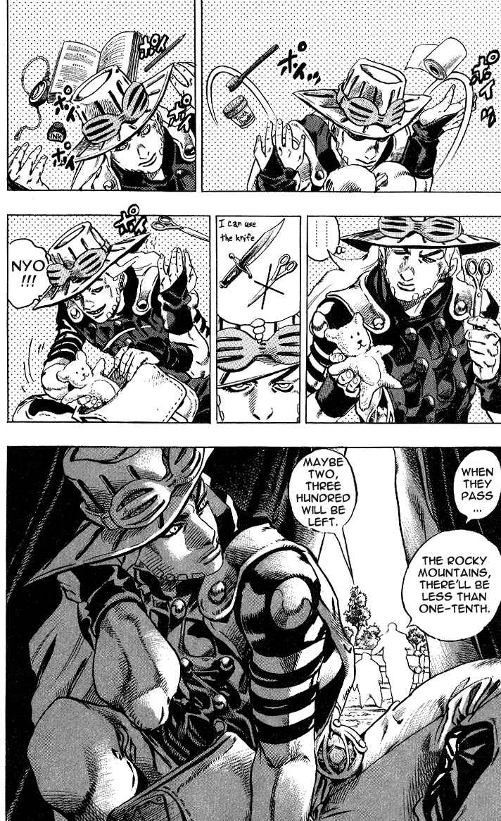 JoJo no Kimyou na Bouken: Part 7 - Steel Ball Run Chapter 4: September 25 1890 - 3 Hours to Start - Page 3