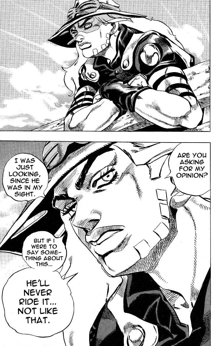 JoJo no Kimyou na Bouken: Part 7 - Steel Ball Run Chapter 4: September 25 1890 - 3 Hours to Start - Page 10