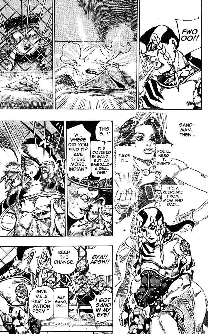 JoJo no Kimyou na Bouken: Part 7 - Steel Ball Run Chapter 4: September 25 1890 - 3 Hours to Start - Page 14