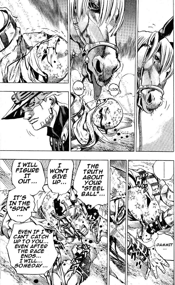 JoJo no Kimyou na Bouken: Part 7 - Steel Ball Run Chapter 4: September 25 1890 - 3 Hours to Start - Page 21