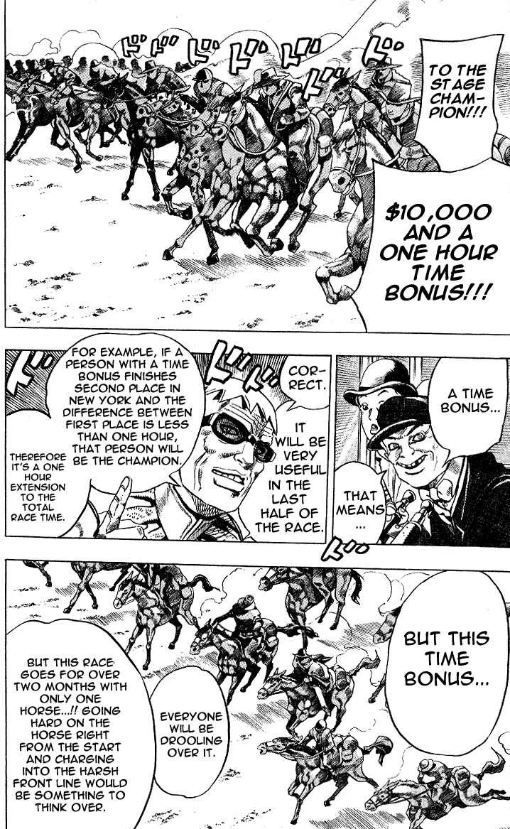 JoJo no Kimyou na Bouken: Part 7 - Steel Ball Run Chapter 5: 1st Stage 15,000 Meters - Page 4