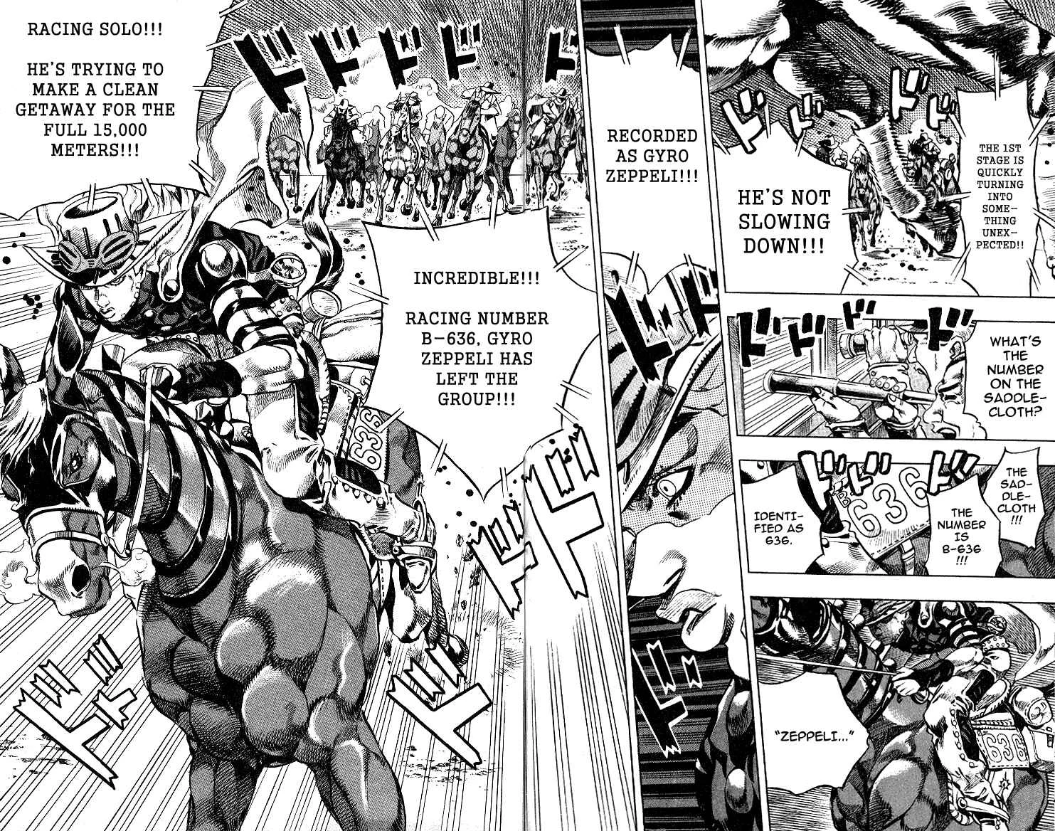 JoJo no Kimyou na Bouken: Part 7 - Steel Ball Run Chapter 5: 1st Stage 15,000 Meters - Page 6
