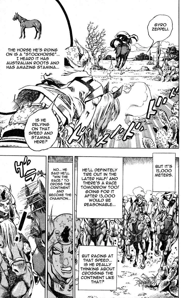 JoJo no Kimyou na Bouken: Part 7 - Steel Ball Run Chapter 5: 1st Stage 15,000 Meters - Page 8