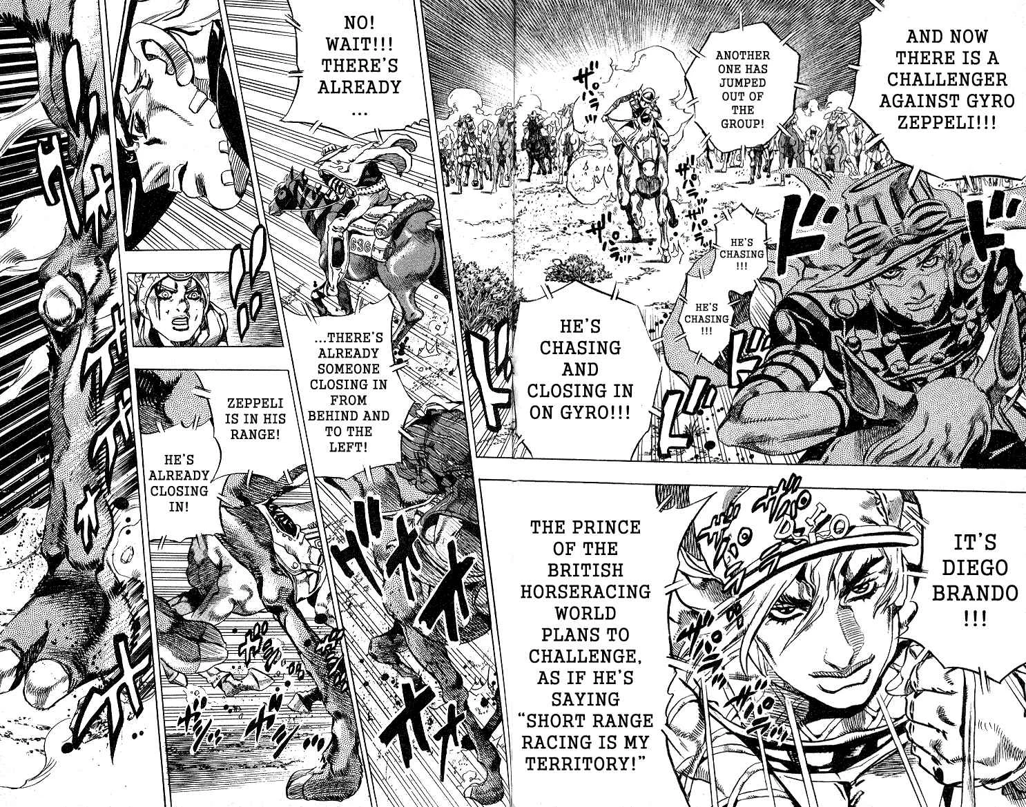 JoJo no Kimyou na Bouken: Part 7 - Steel Ball Run Chapter 5: 1st Stage 15,000 Meters - Page 11