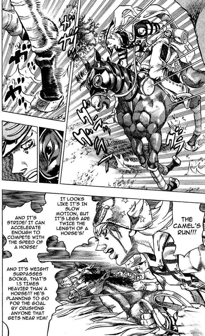 JoJo no Kimyou na Bouken: Part 7 - Steel Ball Run Chapter 5: 1st Stage 15,000 Meters - Page 14