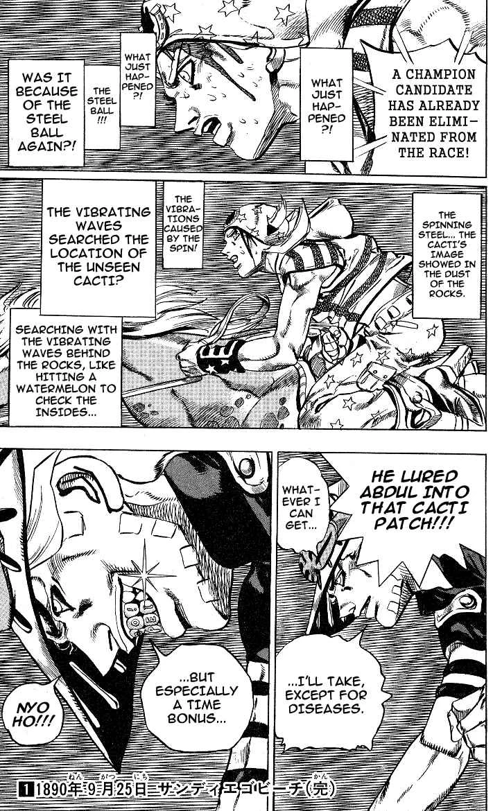 JoJo no Kimyou na Bouken: Part 7 - Steel Ball Run Chapter 5: 1st Stage 15,000 Meters - Page 24