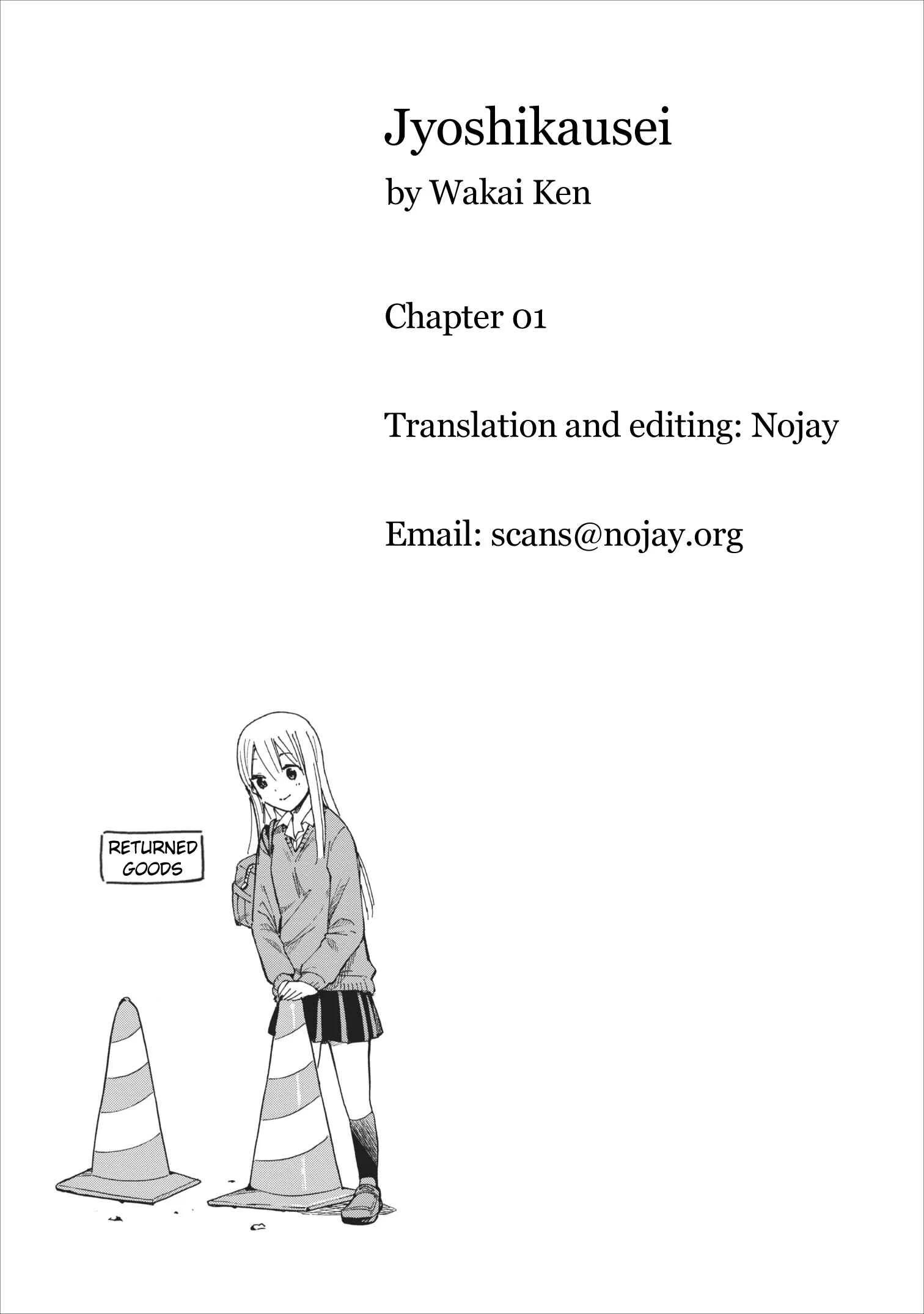 Joshi Kausei Chapter 1: The High School Girl and the Traffic Cone - Page 20