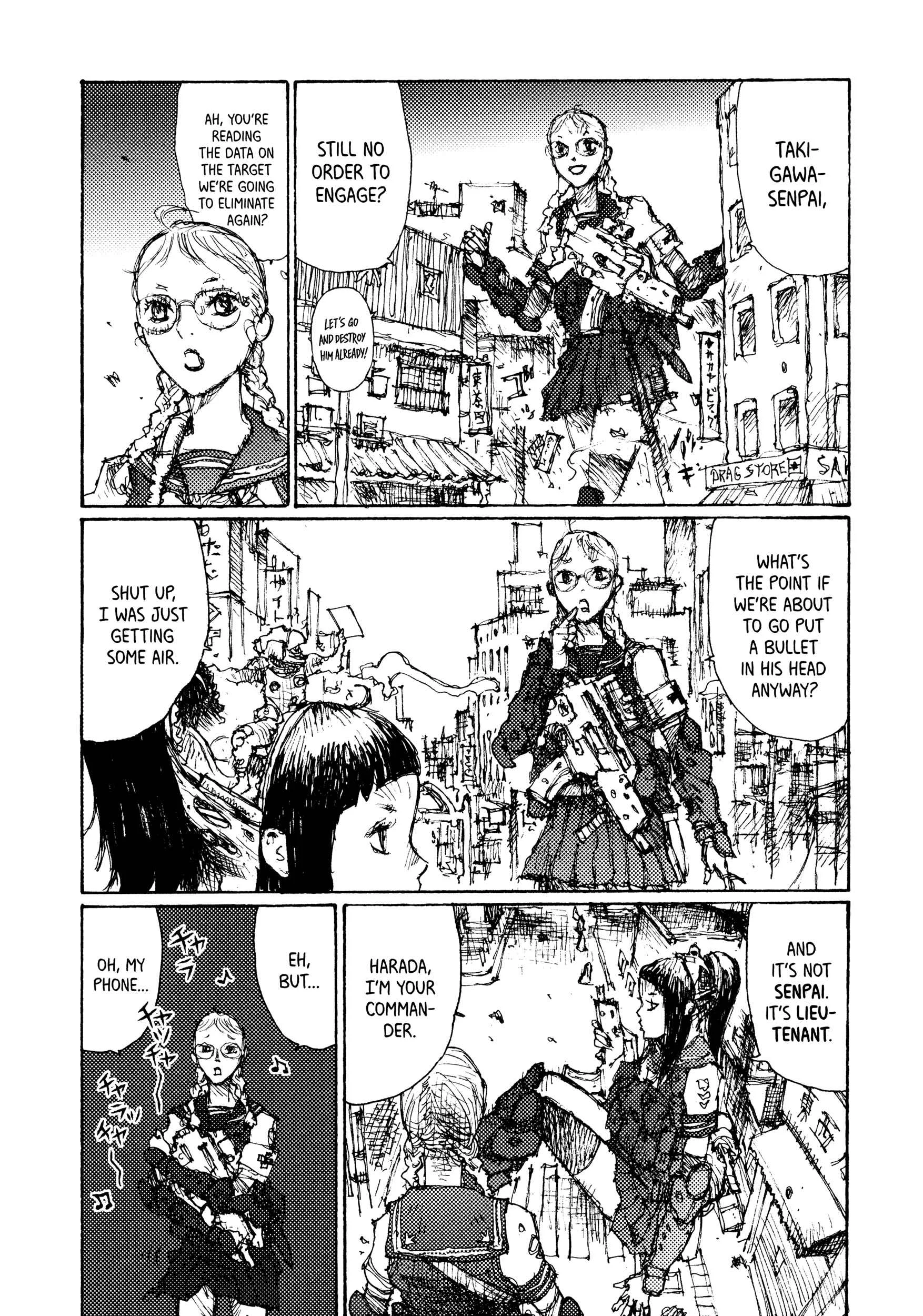 Joshi Kouhei Chapter 1: The 13th Independent Assault Girl Hunting Platoon 01 - Page 15