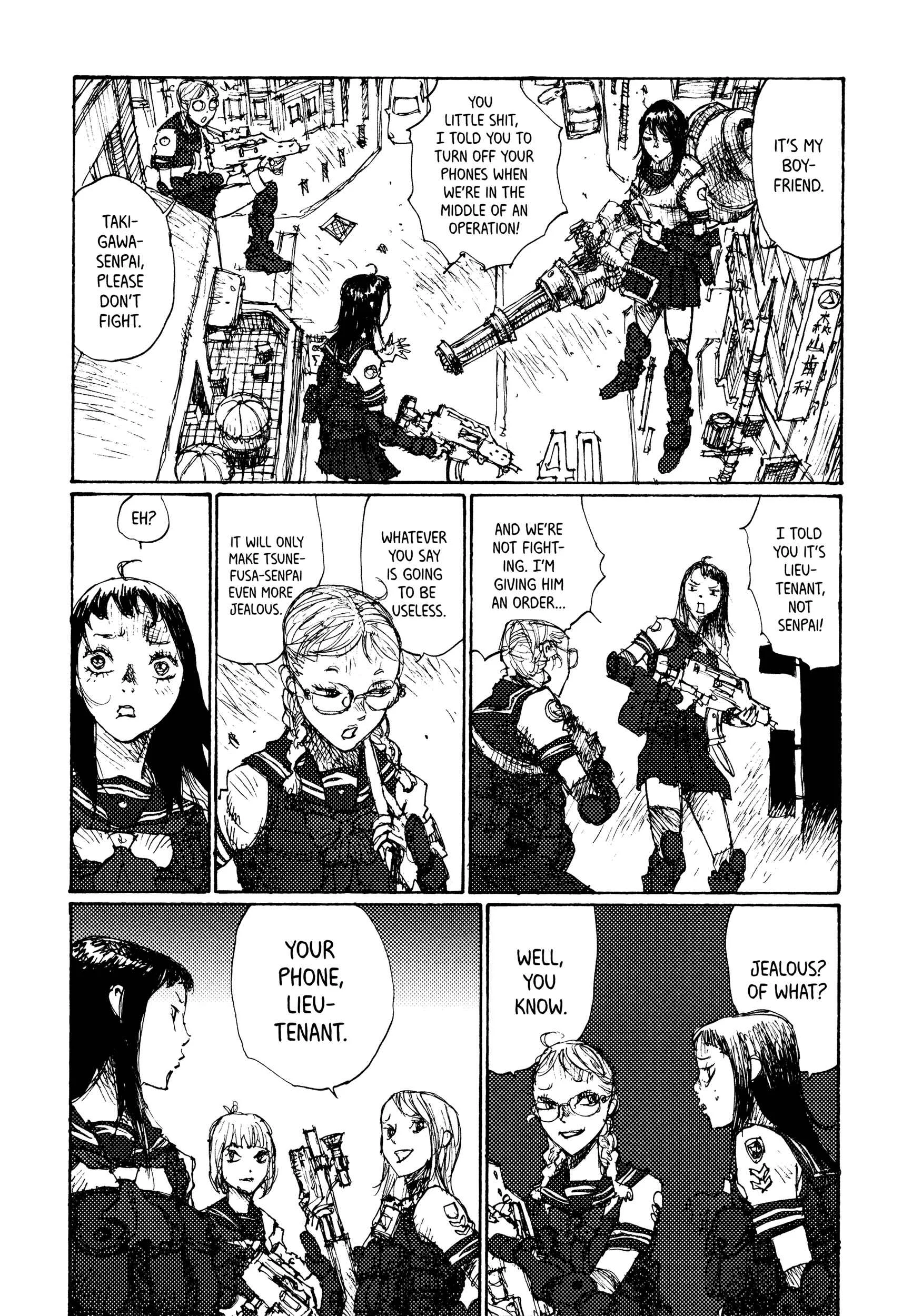 Joshi Kouhei Chapter 1: The 13th Independent Assault Girl Hunting Platoon 01 - Page 24