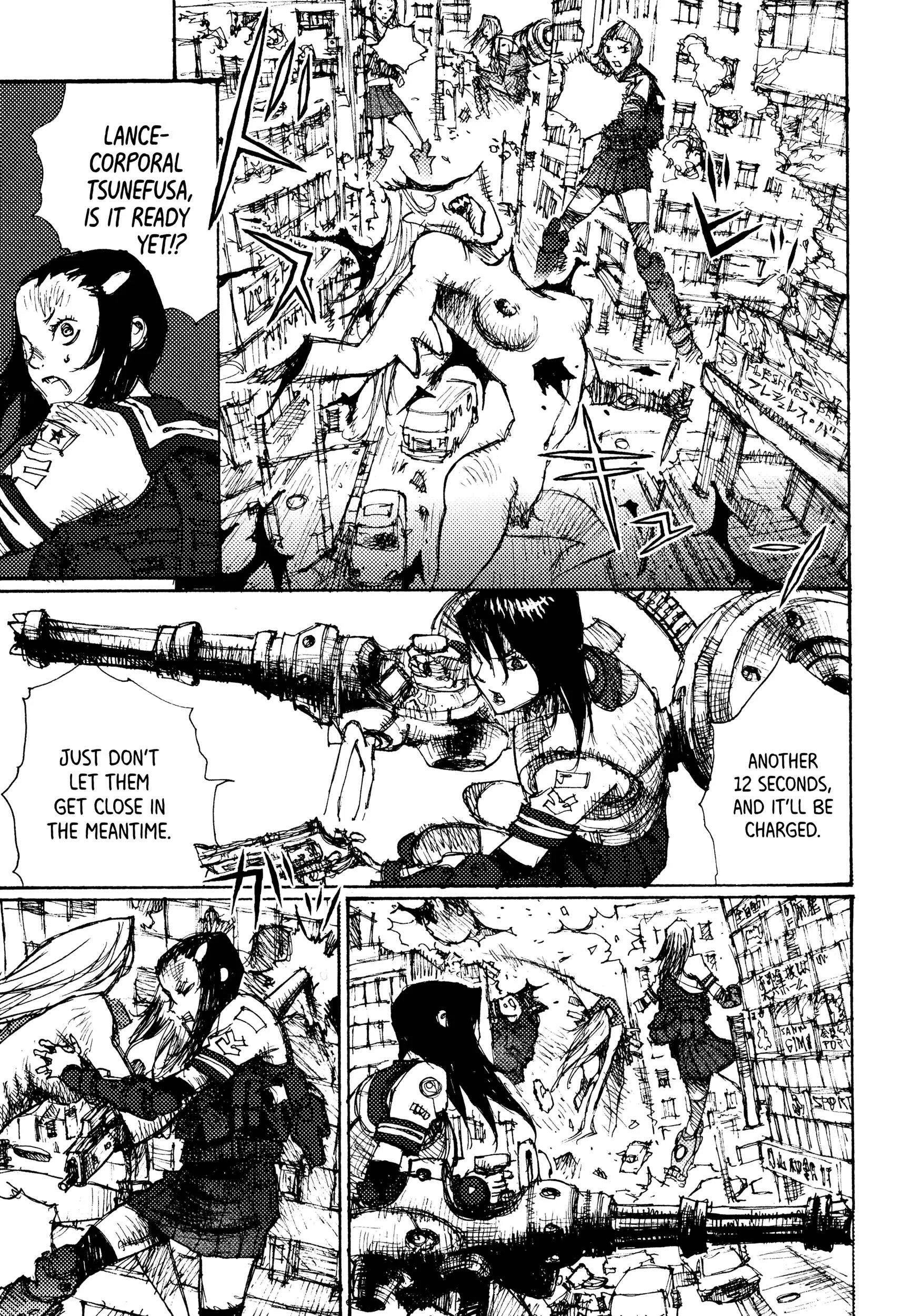 Joshi Kouhei Chapter 2: The 13th Independent Assault Girl Hunting Platoon 02 - Page 11