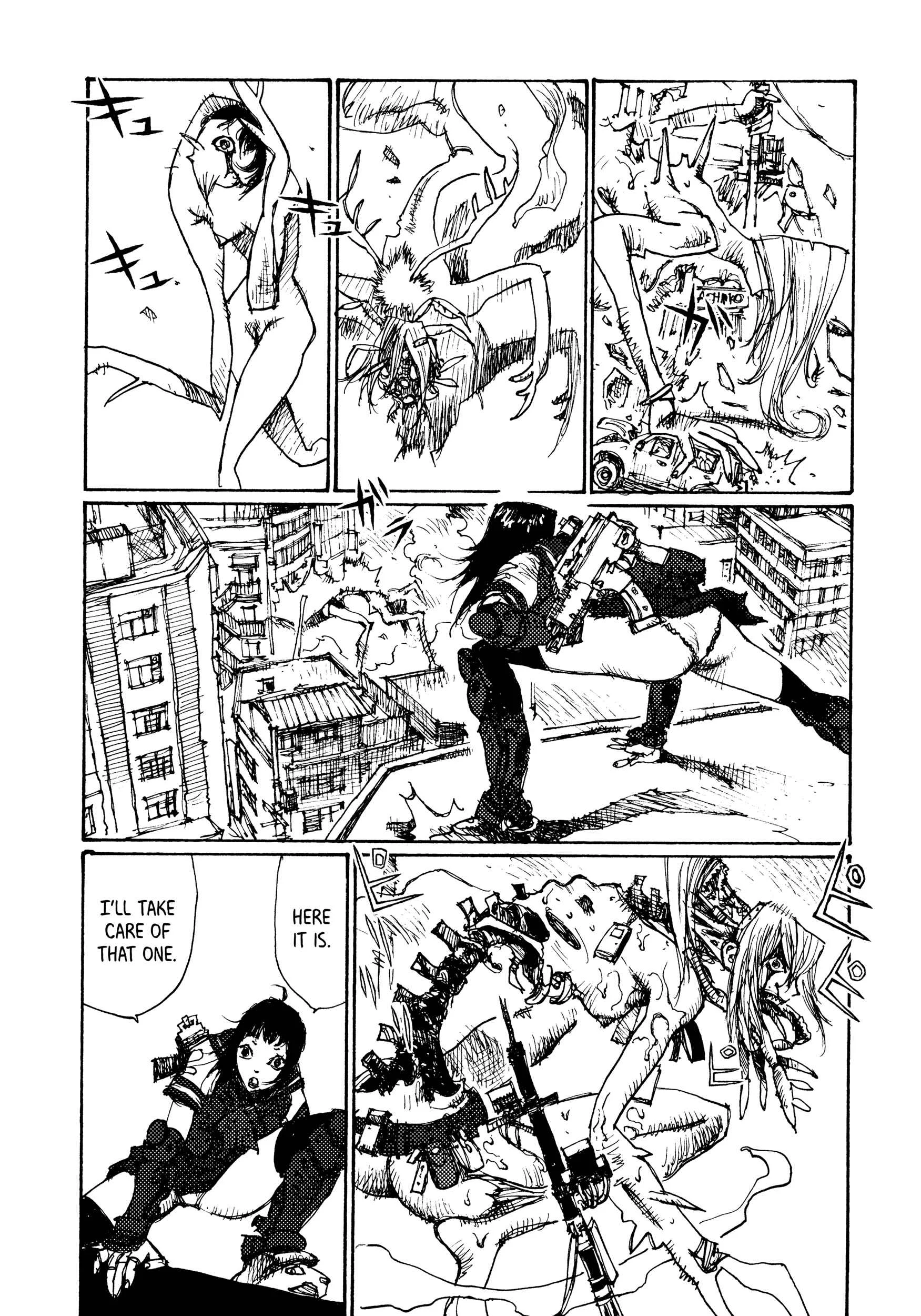Joshi Kouhei Chapter 4: The 13th Independent Assault Girl Hunting Platoon 04 - Page 13