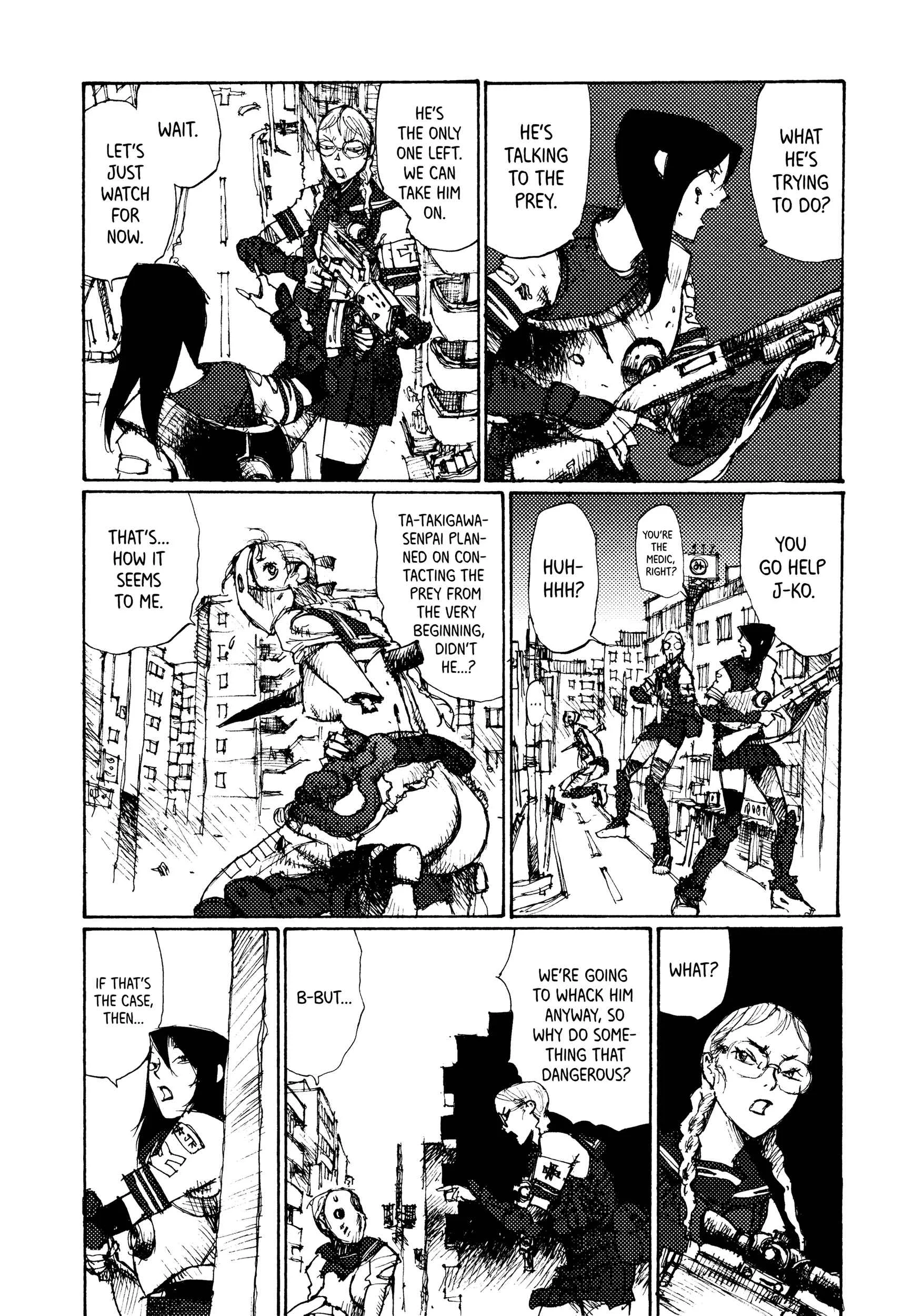 Joshi Kouhei Chapter 5: The 13th Independent Assault Girl Hunting Platoon 05 - Page 6