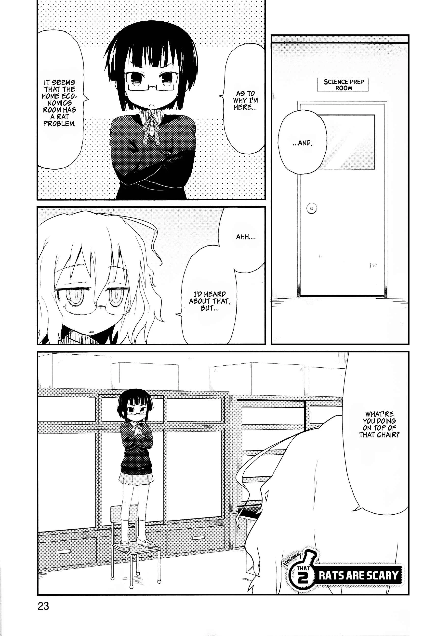Kagaku Chop Chapter 2: That Experiment 2: Rats are Scary - Page 1