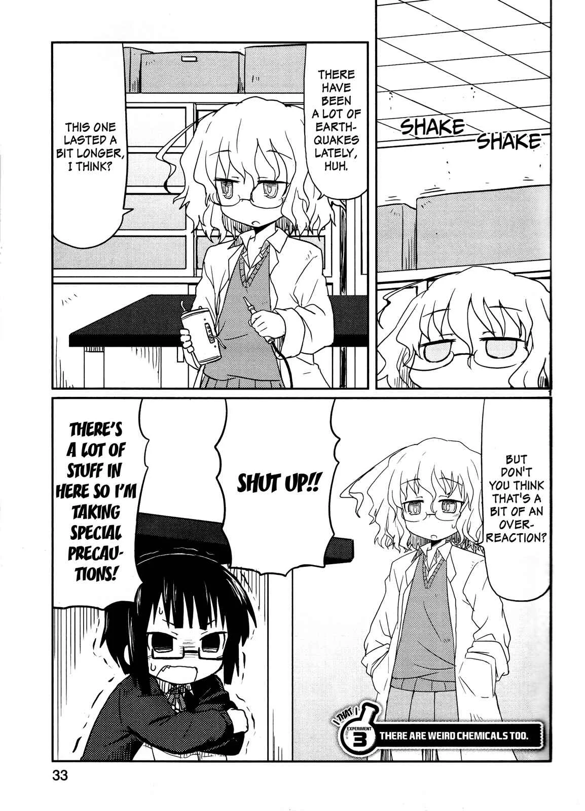 Kagaku Chop Chapter 3: That Experiment 3: There are Weird Chemicals Too. - Page 1