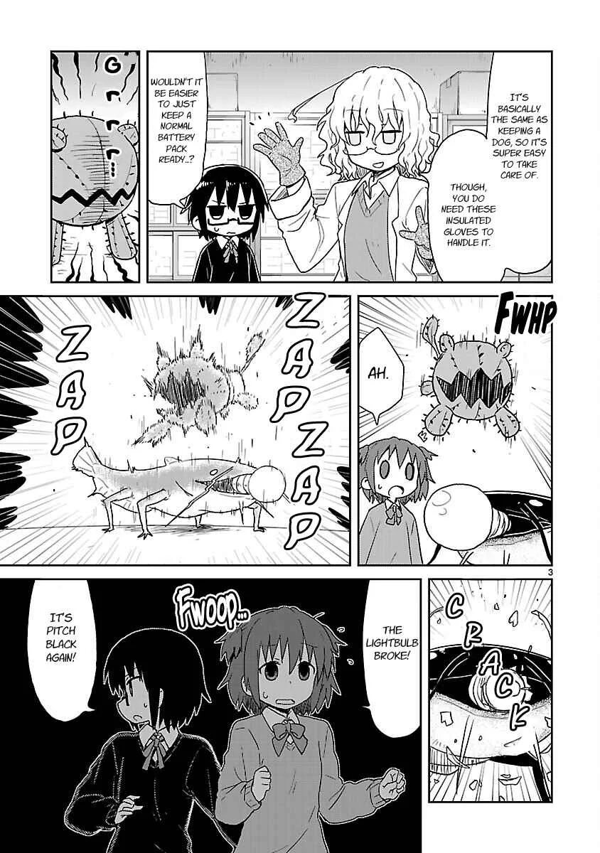 Kagaku Chop Chapter 31: Experiment 31: Does Morumoto-san Dream of Electric Catfish?  - Page 3